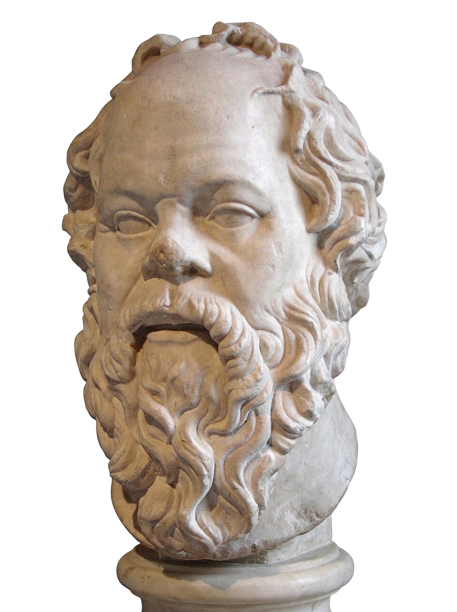 Busto de mármol de Sócrates, Museo del Louvre